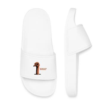 What?! – Grumbling Bouquet - Kids’ Pool Sliders - white - Front