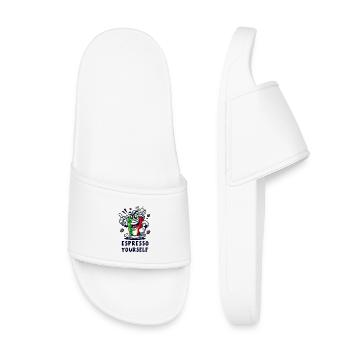 Espresso Italiano / Café Design - Claquettes enfant - blanc - Devant