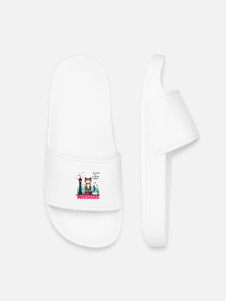 Mr Whiskers - Claquettes enfant - blanc