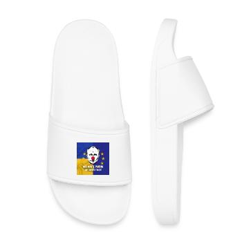 Nous ne sommes pas Poutine avec ça - Protestation politique - Claquettes enfant - blanc - Devant