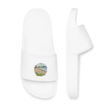 Plage - Claquettes enfant - blanc - Devant