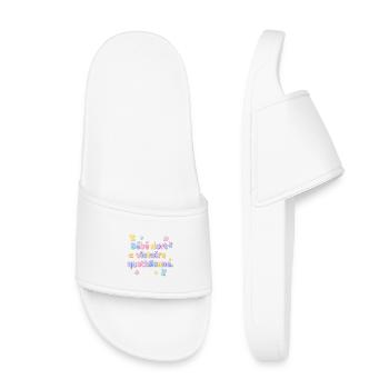 Bébé dort, victoire pour les parents ! - Claquettes enfant - blanc - Devant