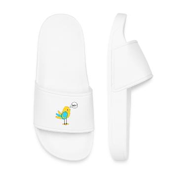 SUÉDOIS MERCI SUÈDE - Claquettes enfant - blanc - Devant