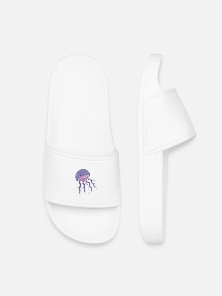 Jellyfish - Kids’ Pool Sliders - white