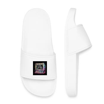 Ordinateur rétro 404 sans sensation - Claquettes enfant - blanc - Devant