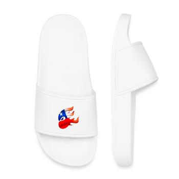 Drapeau du Chili - Chili - Ninja - Claquettes enfant - blanc - Devant