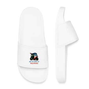 Philippines Tuk-Tuk Racing - Claquettes enfant - blanc - Devant