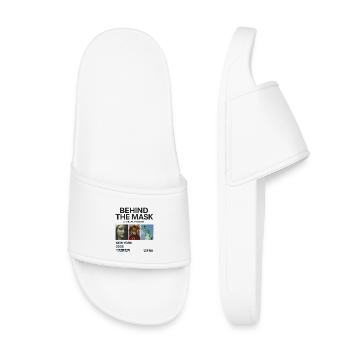 Behind the Mask: New York 2028 - Kids’ Pool Sliders - white - Front