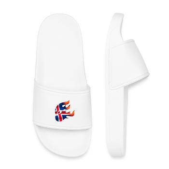 Drapeau de l’Islande - Islande - Ninja - Claquettes enfant - blanc - Devant