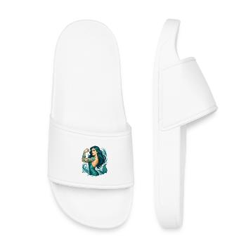 Sirène forte Sirène Sirène Verseau Cadeau - Claquettes enfant - blanc - Devant