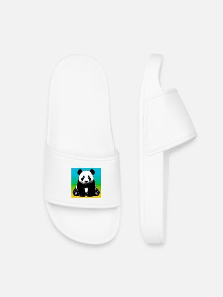 Panda - Kinder Badelatschen - Weiß