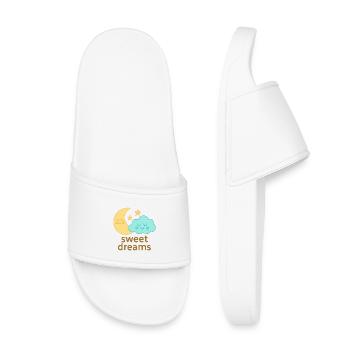 Night Celestial Pillow Design - Kids’ Pool Sliders - white - Front
