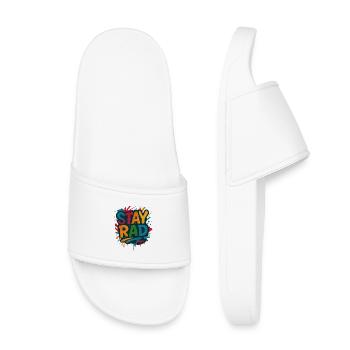 Stay Rad Graffiti - Claquettes enfant - blanc - Devant