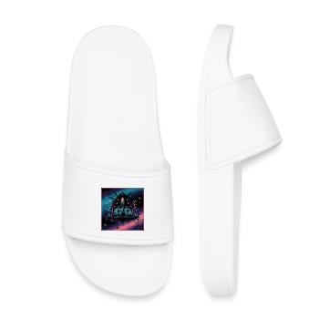 Celestial Concert Stage Design - Kids’ Pool Sliders - white - Front