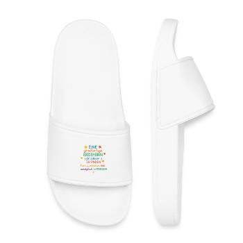 Un bon éducateur est difficile à trouver ! - Claquettes enfant - blanc - Devant