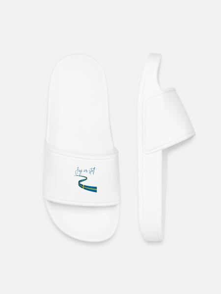 Swedish and proud of it - Kids’ Pool Sliders - white