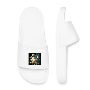 Bouquet d’art amalfitain baroque style flamand - Claquettes enfant - blanc - Devant