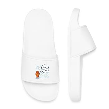 MAUVAIS TEMPS HAMBOURG - Claquettes enfant - blanc - Devant