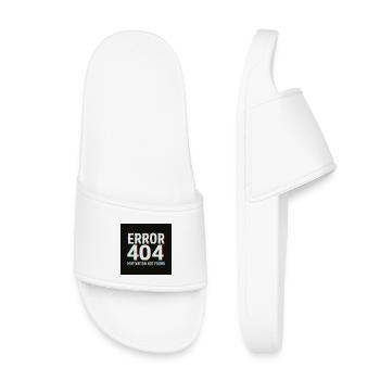 Motivation 404 Glitch Rétro - Claquettes enfant - blanc - Devant