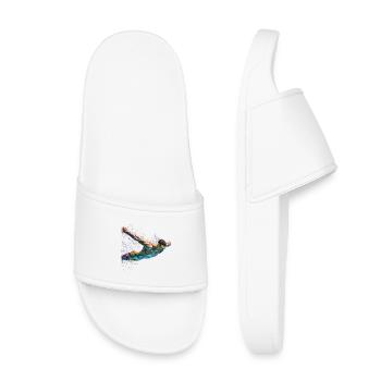 Peinture Tourbillon Float Splash - Claquettes enfant - blanc - Devant