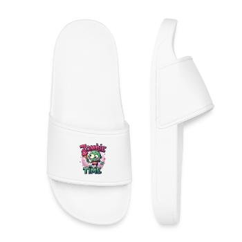 Bande dessinée de crème glacée Zombie Time - Claquettes enfant - blanc - Devant