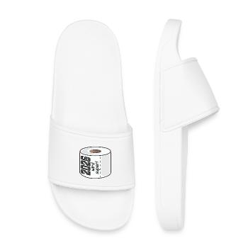 PAPIER TOILETTE PAPIER TOILETTE 2026 DICTONS - Claquettes enfant - blanc - Devant