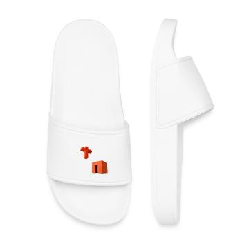Crucifix Kaaba - Claquettes enfant - blanc - Devant
