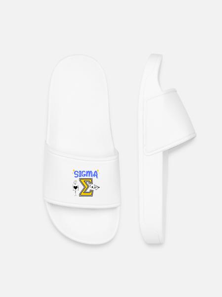 Sigma Youth Words - Kids’ Pool Sliders - white