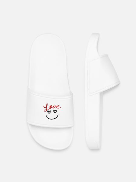 Feel the beat - Kids’ Pool Sliders - white