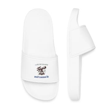 Big Galaxys Chemise drôle de l’espace - Claquettes enfant - blanc - Devant