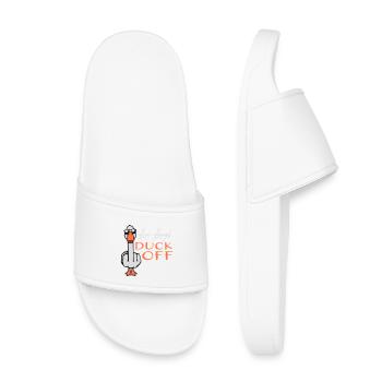 Goose Live Laugh Duck Off Lunettes de soleil Majeur - Claquettes enfant - blanc - Devant