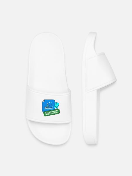 Le meilleur design de pêcheur d’Irlande - Claquettes enfant - blanc