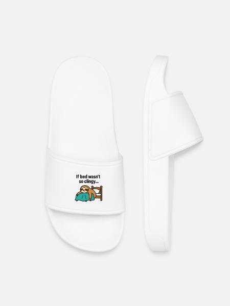 Paresseux du lit collant - Claquettes enfant - blanc