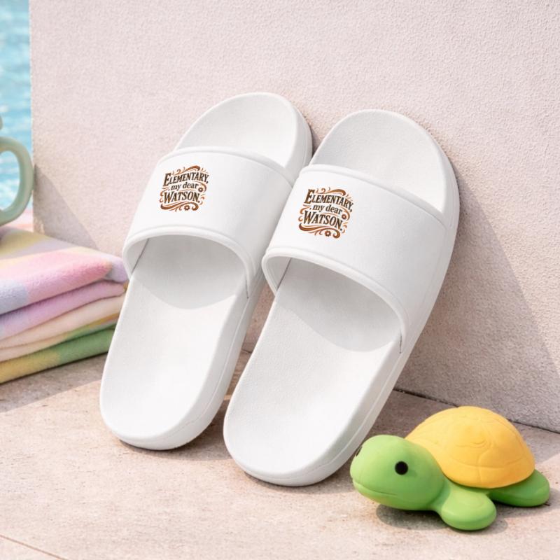 Elementary my dear Watson Kids’ Pool Sliders