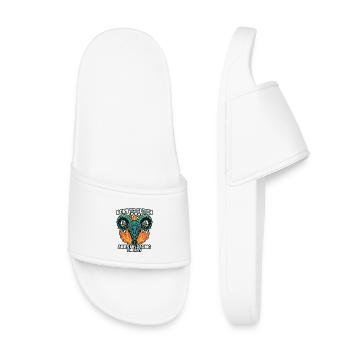 Born to Glitch – Aries Uploading Energy - Kids’ Pool Sliders - white - Front