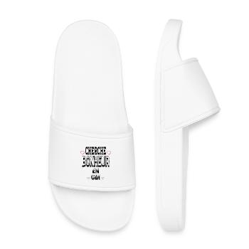 Cherche Bonheur en CDI - Claquettes enfant - blanc - Devant