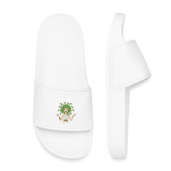 Medusa, the goddess from Greek mythology - Kids’ Pool Sliders - white - Front
