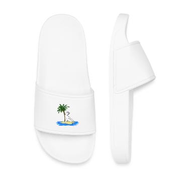 Hot Polar Bear - Kids’ Pool Sliders - white - Front