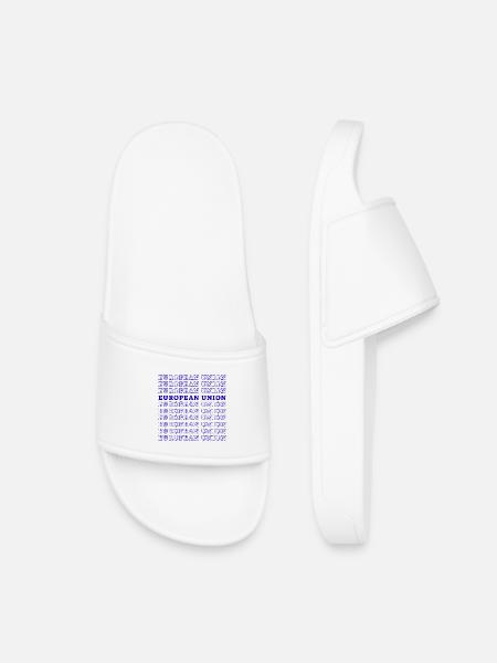 EUROPEAN UNION - Kids’ Pool Sliders - white