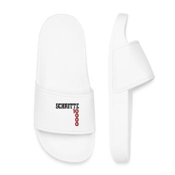 Étapes de motivation sportive - Claquettes enfant - blanc - Devant