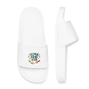 School Child 2026 School Enrollment Back to School First Class - Kids’ Pool Sliders - white - Front