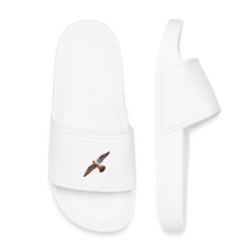 Faucon pèlerin en vol plané – puissance et précision - Claquettes enfant - blanc - Devant