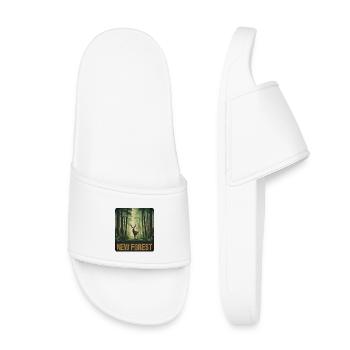 New Forest, Angleterre - Claquettes enfant - blanc - Devant