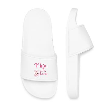 My First Easter Easter Bunny - Kids’ Pool Sliders - white - Front