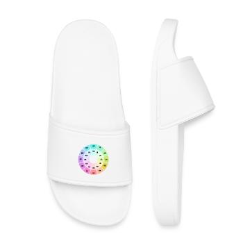 Roue de Camelot - Claquettes enfant - blanc - Devant