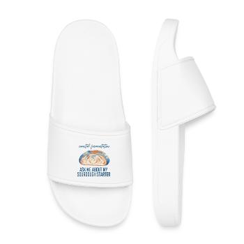 Pain au levain Demandez-moi des informations sur mon pain levain - Claquettes enfant - blanc - Devant