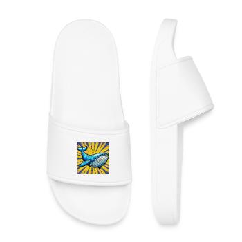 baleine - Claquettes enfant - blanc - Devant