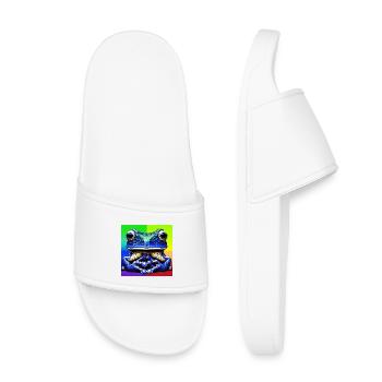 grenouille - Claquettes enfant - blanc - Devant
