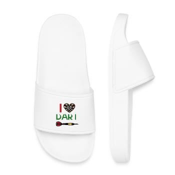 J’adore Dard Heart - Claquettes enfant - blanc - Devant