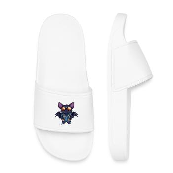 Bat Comic Holiday - Claquettes enfant - blanc - Devant